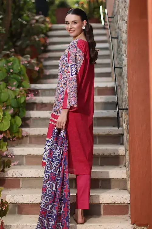 ul Ahmed Luxury Festive Collection 2026 Embroidered Chiffon Dress